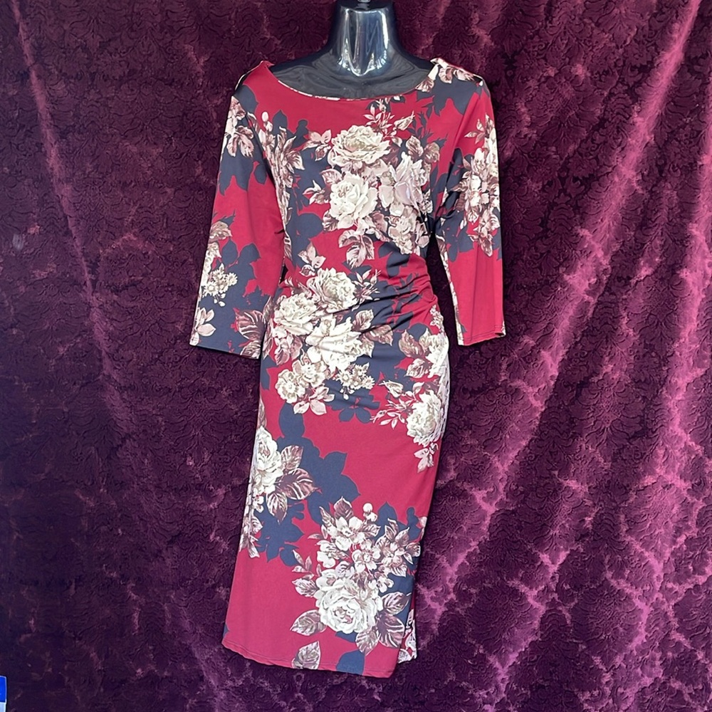 Rose flowered dress